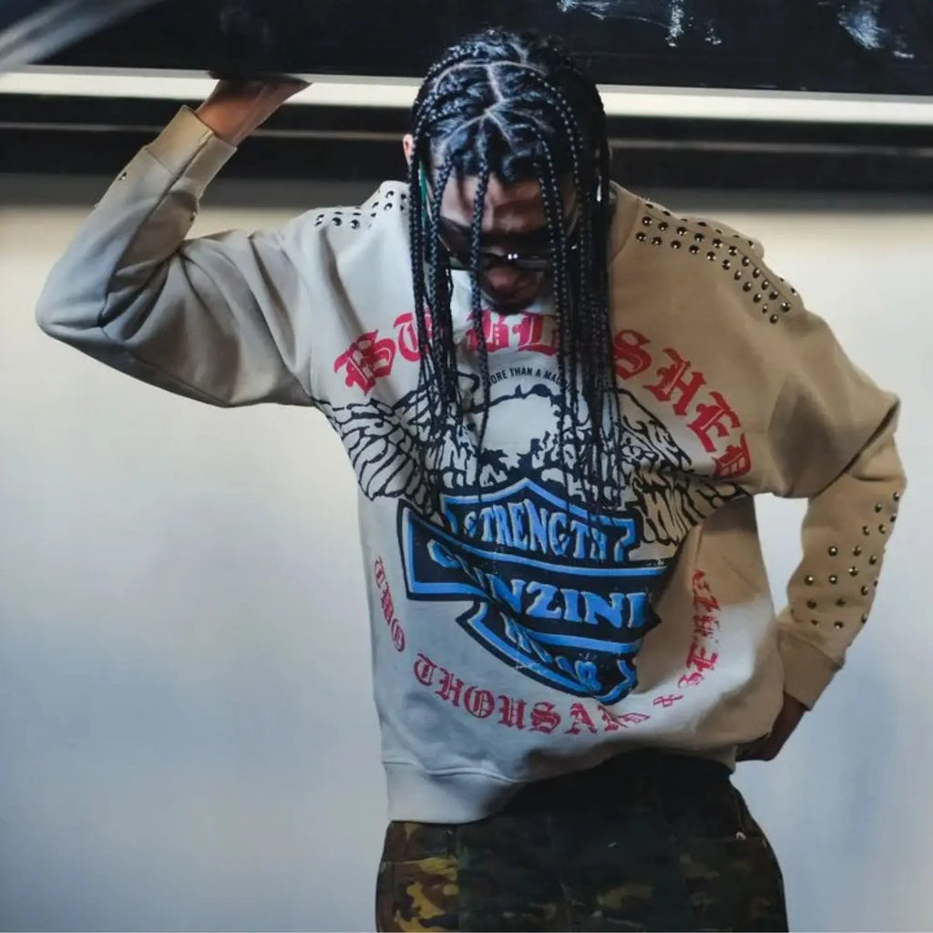 Sweat-shirt ras du cou homme Strength Honor