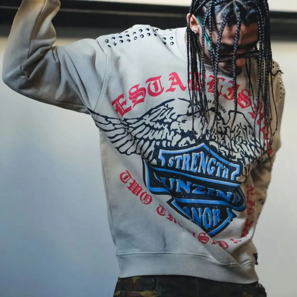 Sweat-shirt ras du cou homme Strength Honor