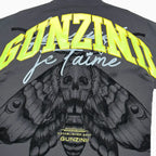 Men's Graphic Moth Print Oversized Streetwear T-Shirt