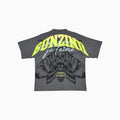 Men's Graphic Moth Print Oversized Streetwear T-Shirt