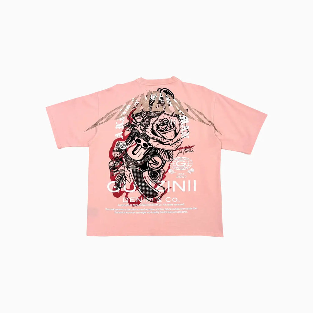 Camiseta de manga corta estampada para hombre