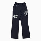 Ensemble de survêtement homme Ride Hard délavé noir avec motif graphique