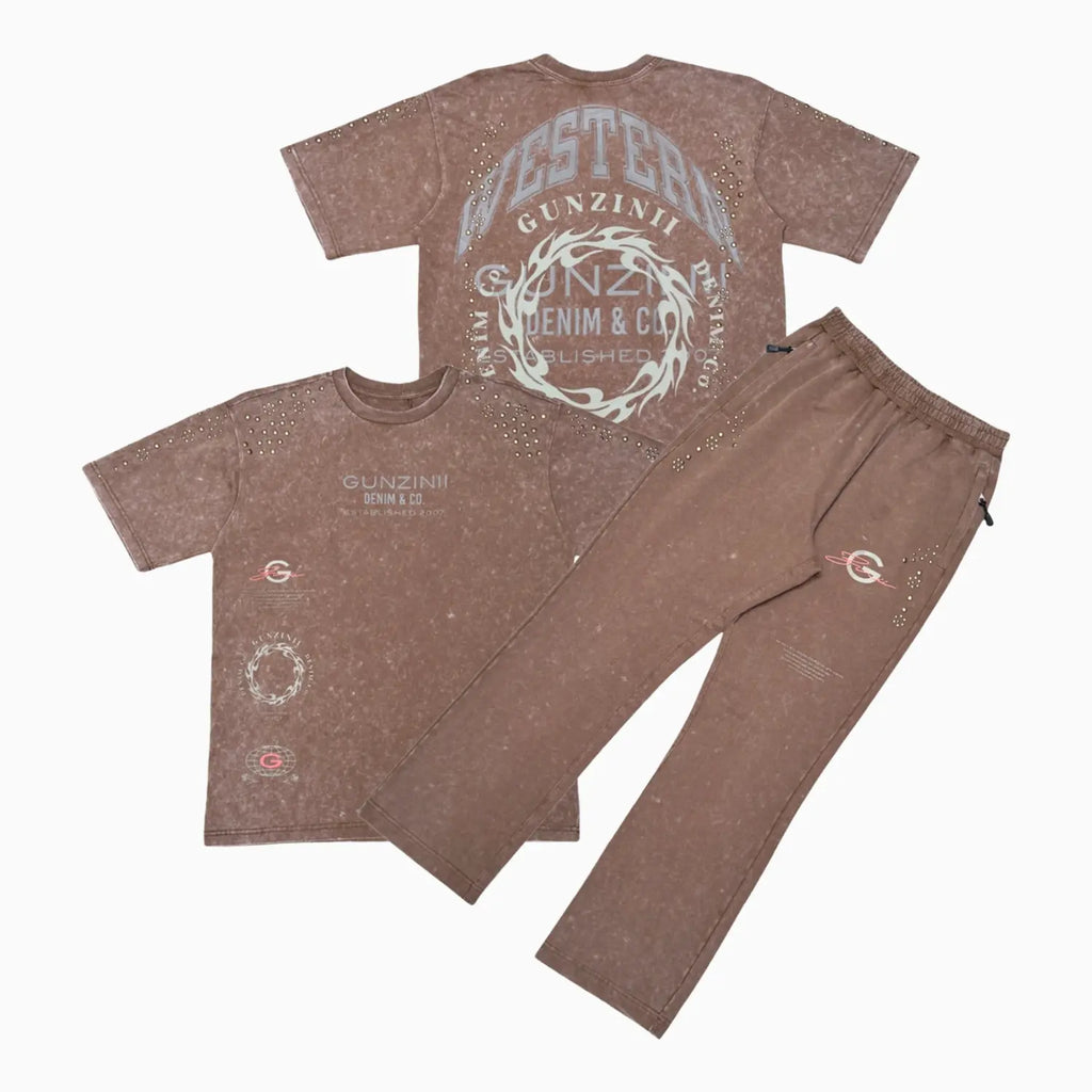 Ensemble de survêtement clouté pour homme