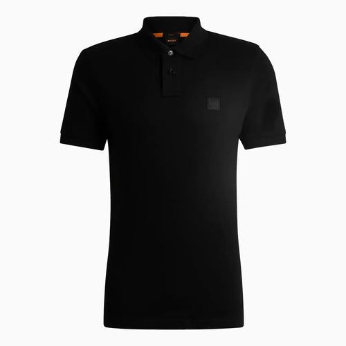 Polo elástico extra slim fit para hombre con cinta con logo
