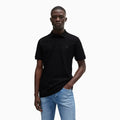 Polo elástico extra slim fit para hombre con cinta con logo