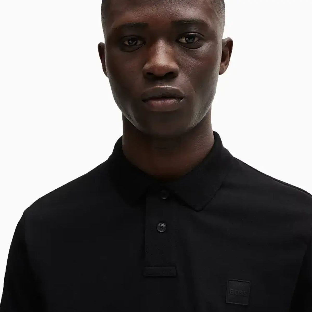 Polo elástico extra slim fit para hombre con cinta con logo