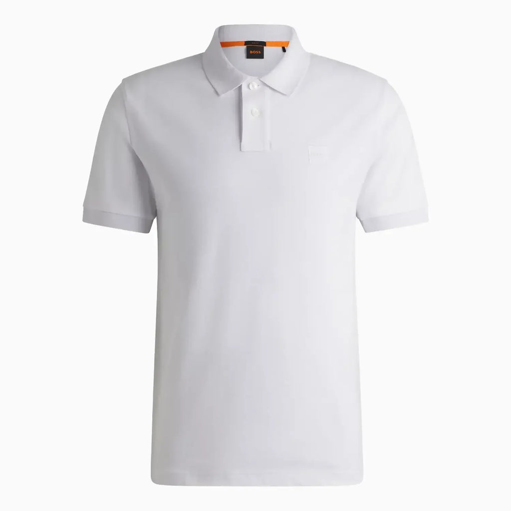 Polo Extrêmement Ajusté Extensible Pour Homme Avec Bande Logotypée