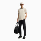 Polo slim fit homme en coton stretch avec logo