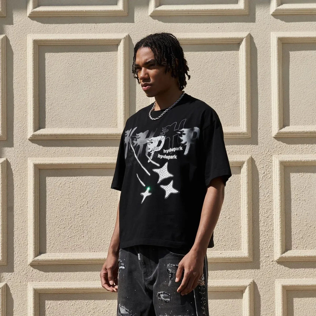 T-shirt à manches courtes HP Star pour homme