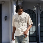 Men's Monochrome Short Sleeve T-Shirt - Famous | Online Store
