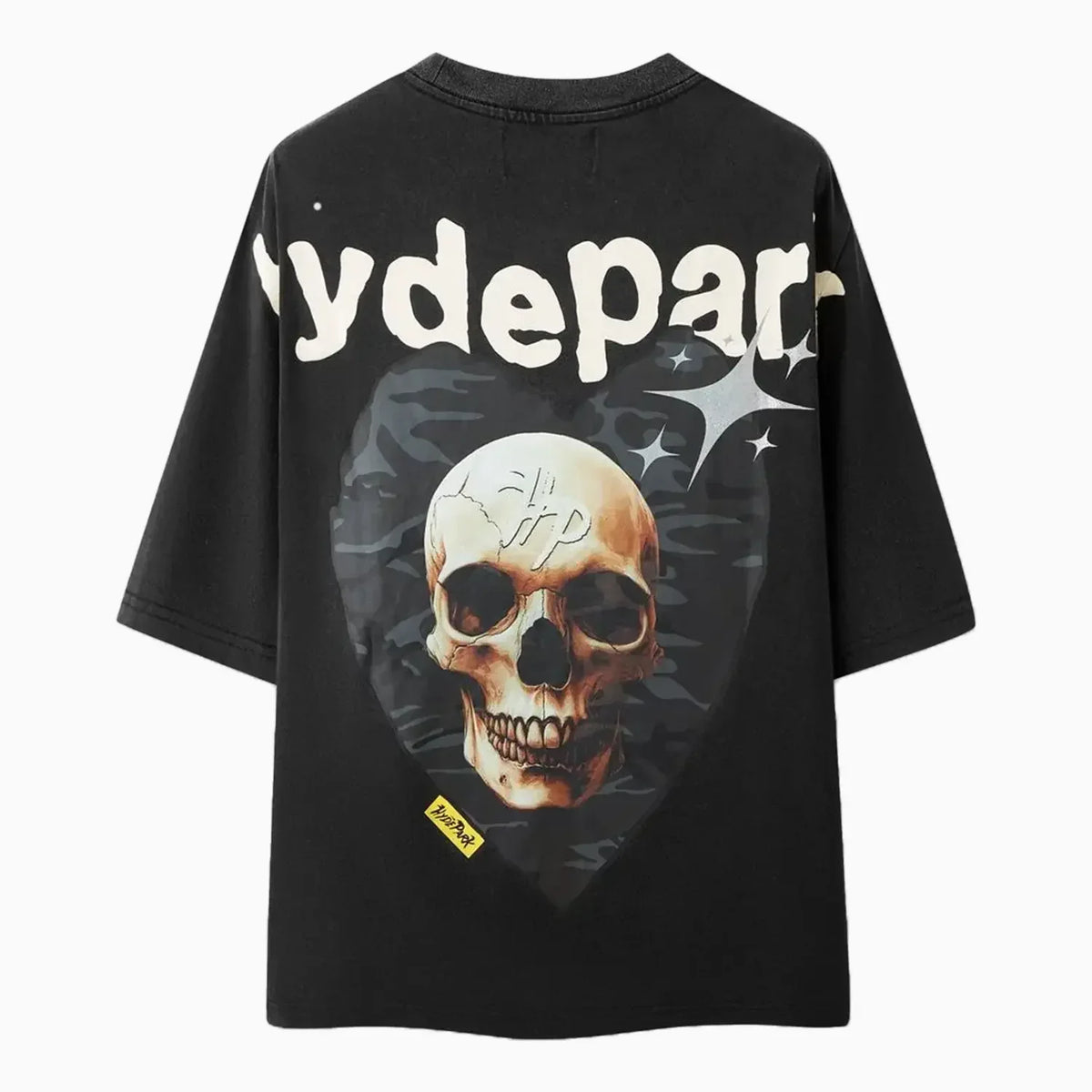 Men's Power Skull Camo Heart T-Shirt
