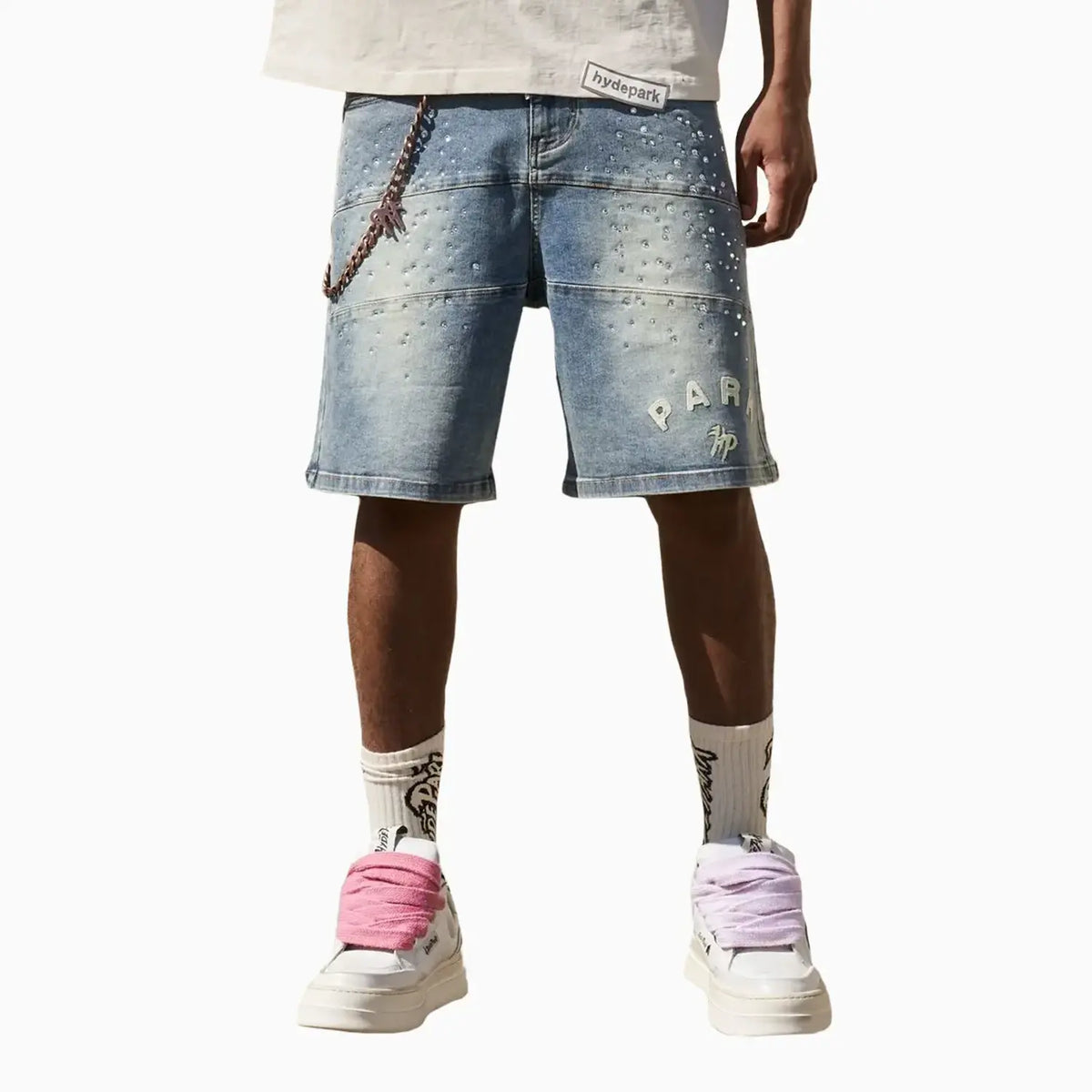 Men's Studded Park Velocity Denim Short