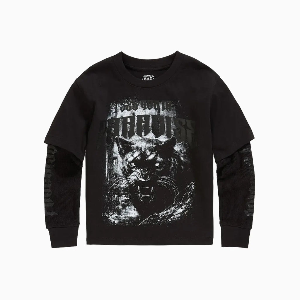 Kid's Blood Sport Waffle Thermal T-Shirt