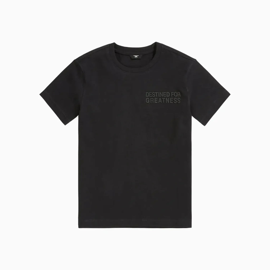 Conjunto de camiseta y pantalón corto para niños "Destinado a la grandeza"