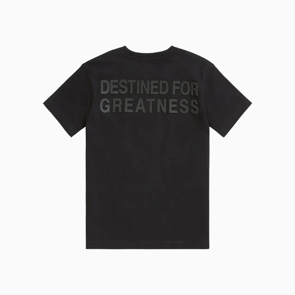 Conjunto de camiseta y pantalón corto para niños "Destinado a la grandeza"