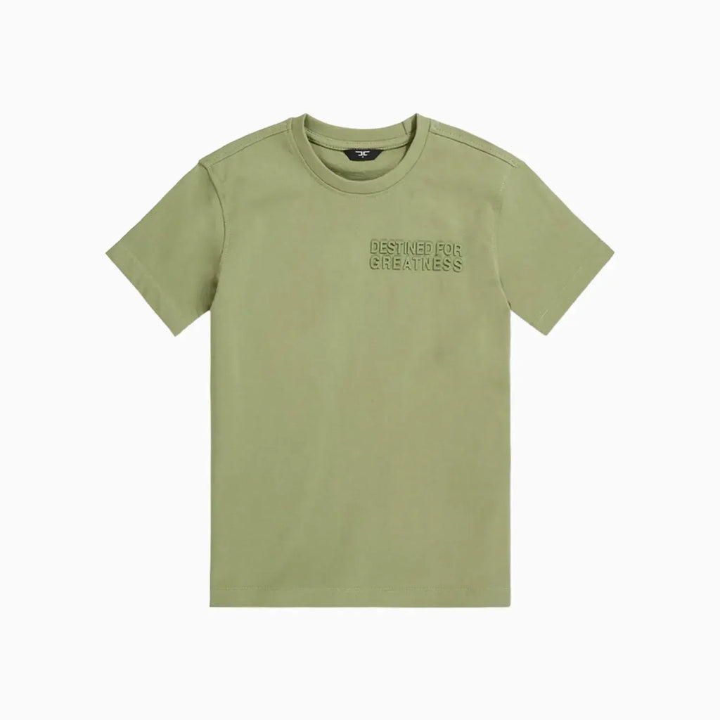 Conjunto de camiseta y pantalón corto para niños "Destinado a la grandeza"