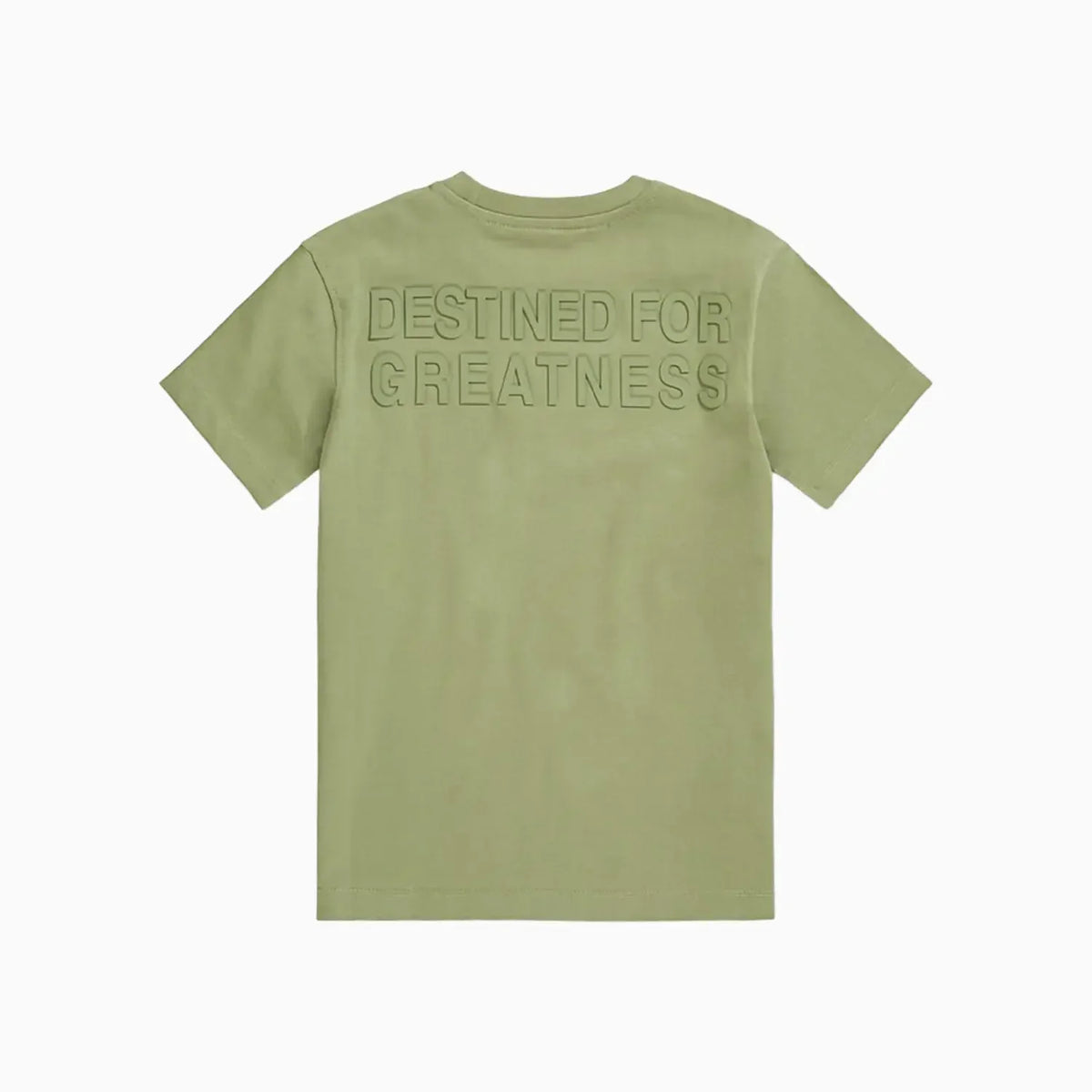 Conjunto de camiseta y pantalón corto para niños "Destinado a la grandeza"