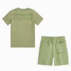 Conjunto de camiseta y pantalón corto para niños "Destinado a la grandeza"