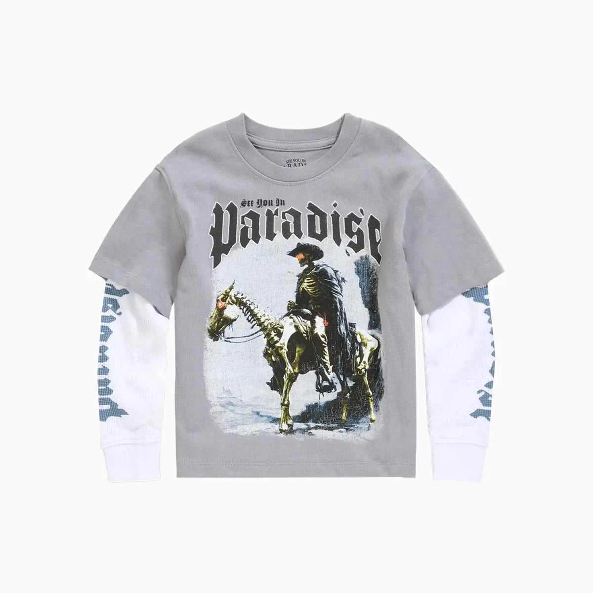 Kid's Night Rider Waffle Thermal T-Shirt