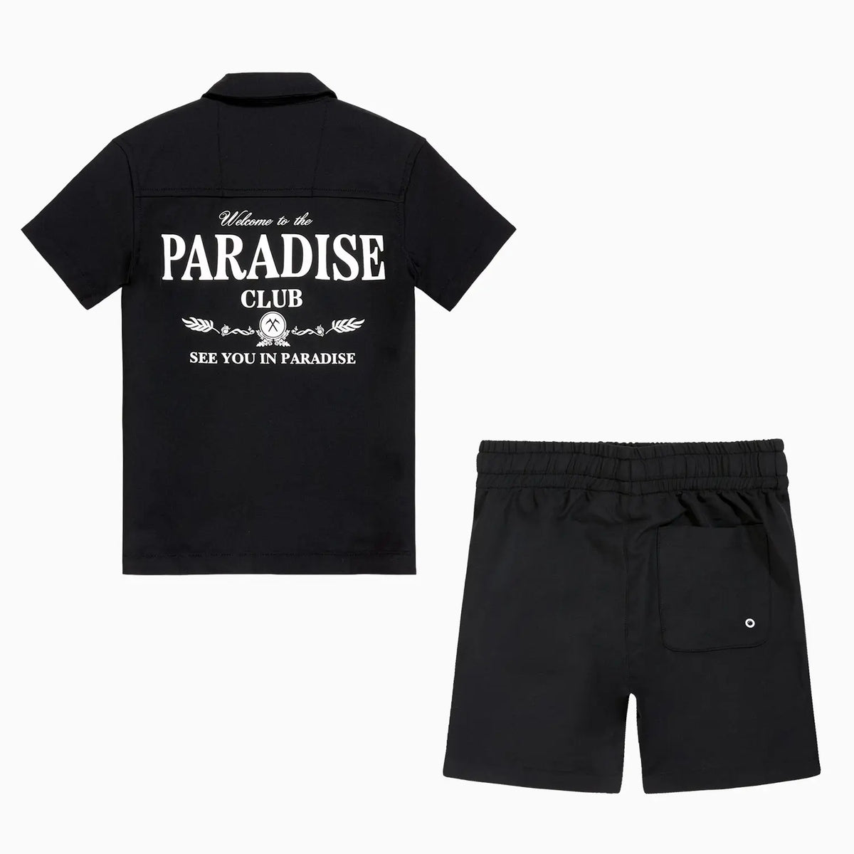 Conjunto de Camiseta y Pantalones Cortos Club Paraíso Infantil