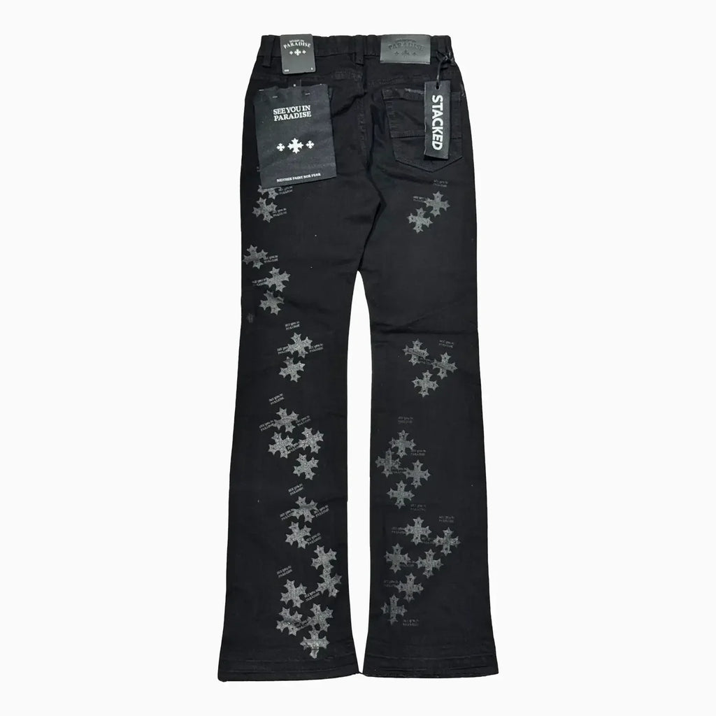 Pantalon superposé pour enfants « On se voit au paradis »