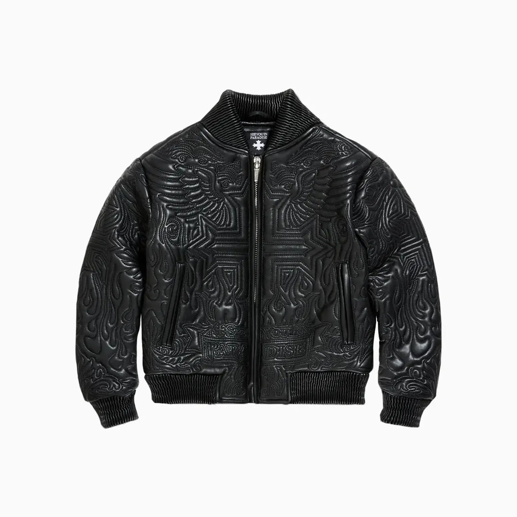 Blouson bombardier sinistre pour enfant