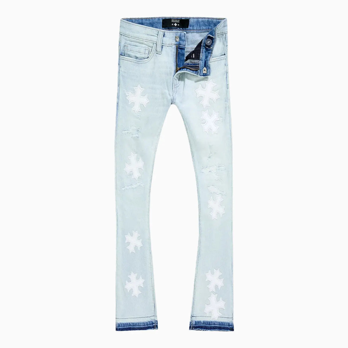 Kid's Super Skinny Stacked Eden Denim Pant