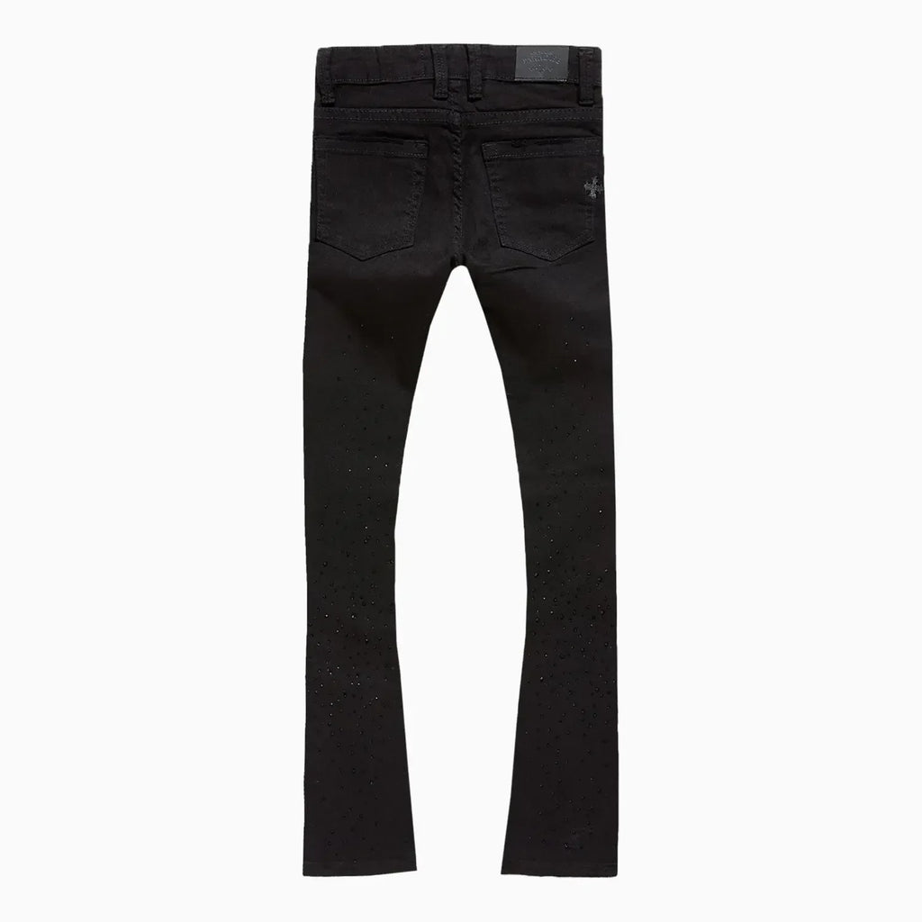 Jean super skinny empilé Nuit étoilée pour enfant