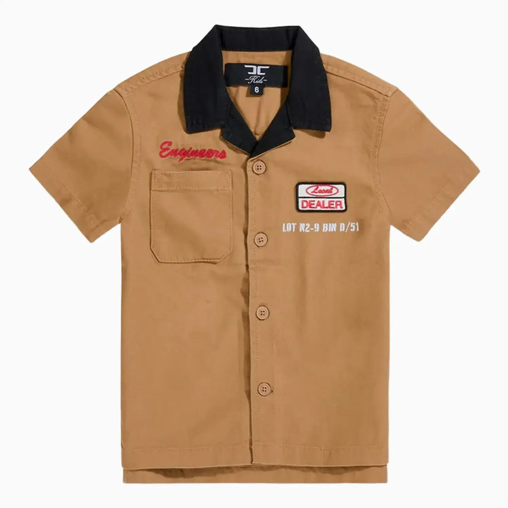 Kid's The Re-Up Mechanic Shirt and Shorts Outfit
