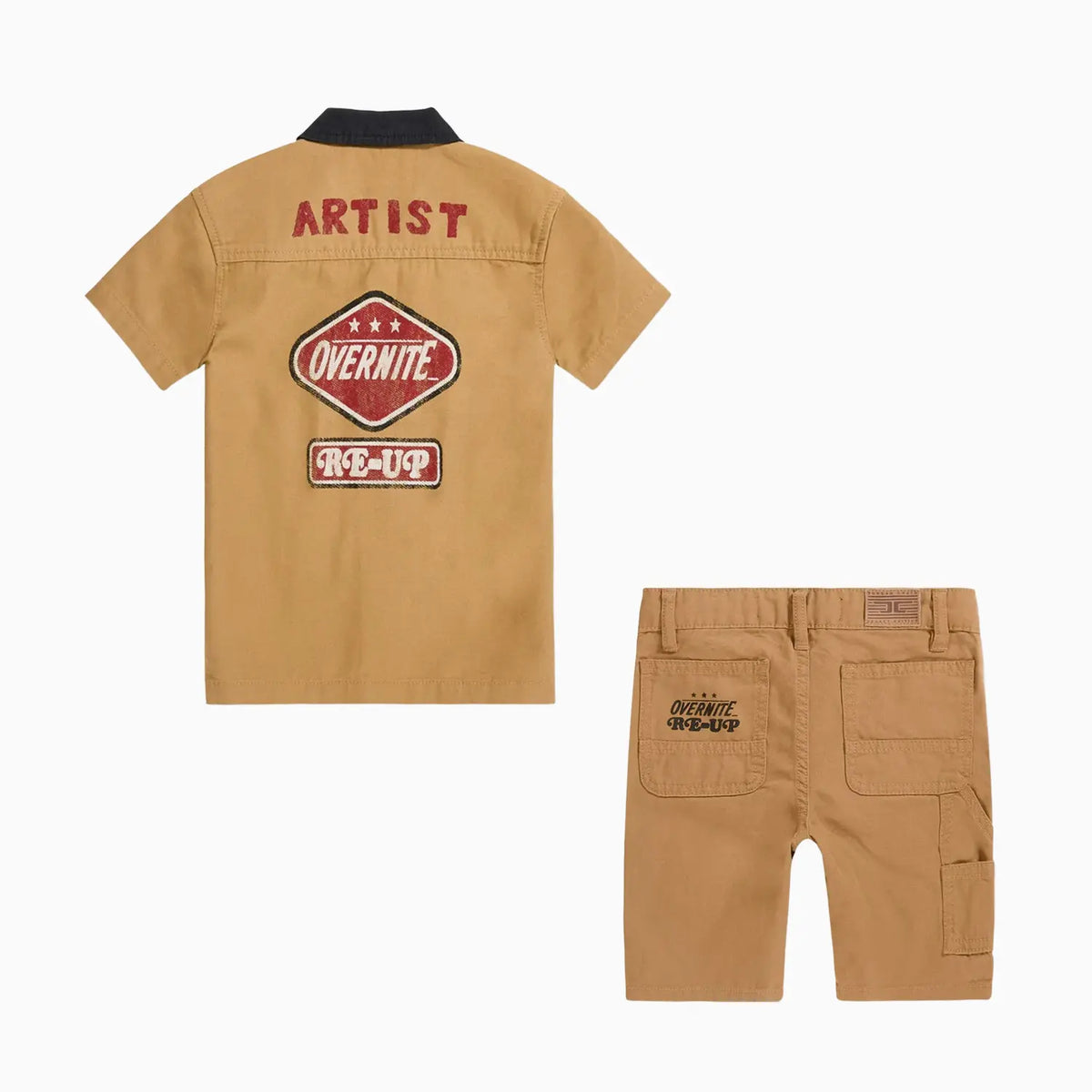 Kid's The Re-Up Mechanic Shirt and Shorts Outfit