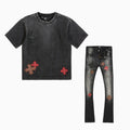 Conjunto de Camiseta Kid's Utopia y Pantalón de Mezclilla Reckoning Stacked