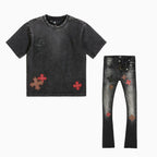 Conjunto de Camiseta Kid's Utopia y Pantalón de Mezclilla Reckoning Stacked