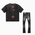 Conjunto de Camiseta Kid's Utopia y Pantalón de Mezclilla Reckoning Stacked