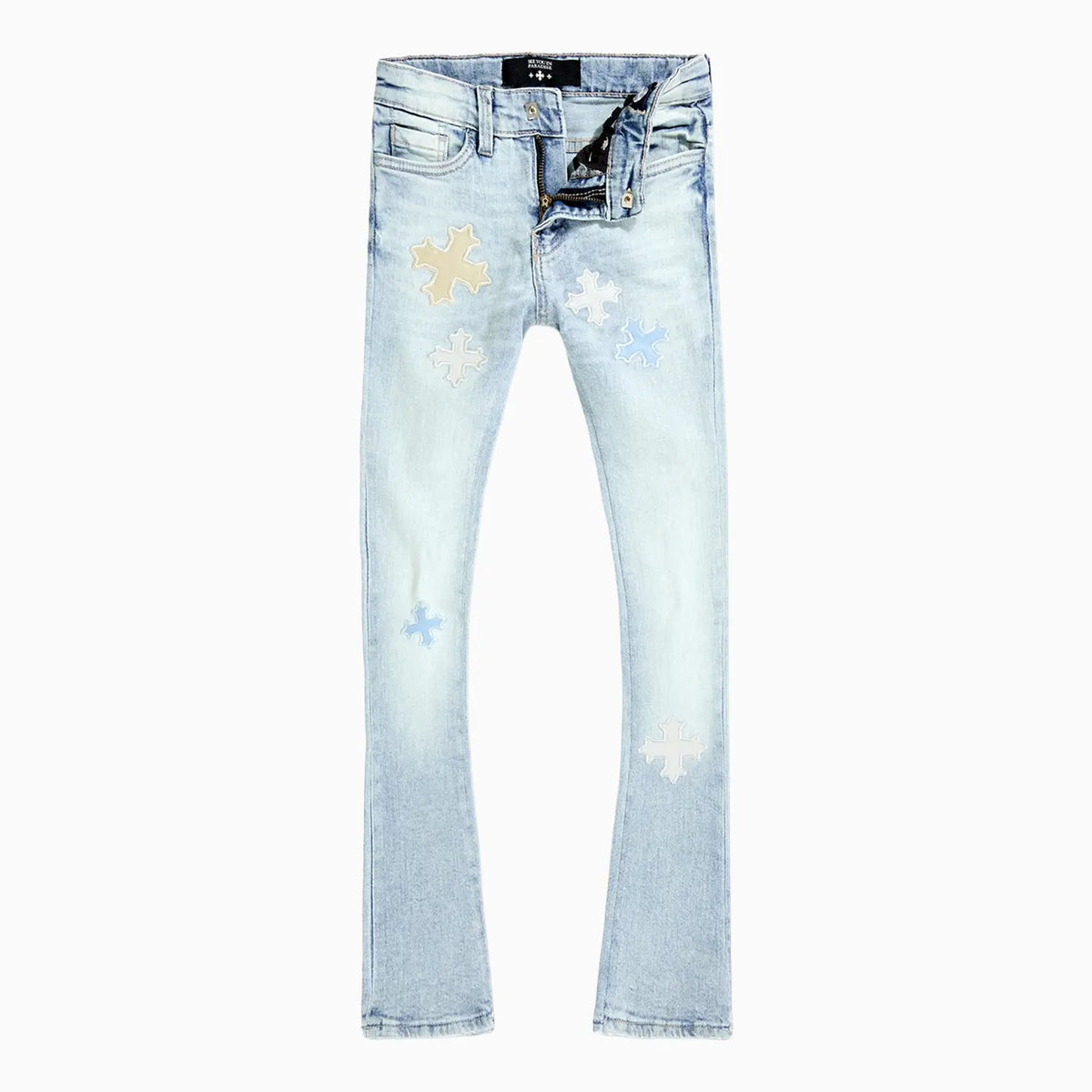 Kid's Utopia T-Shirt and Reckoning Stacked Denim Pant Outfit
