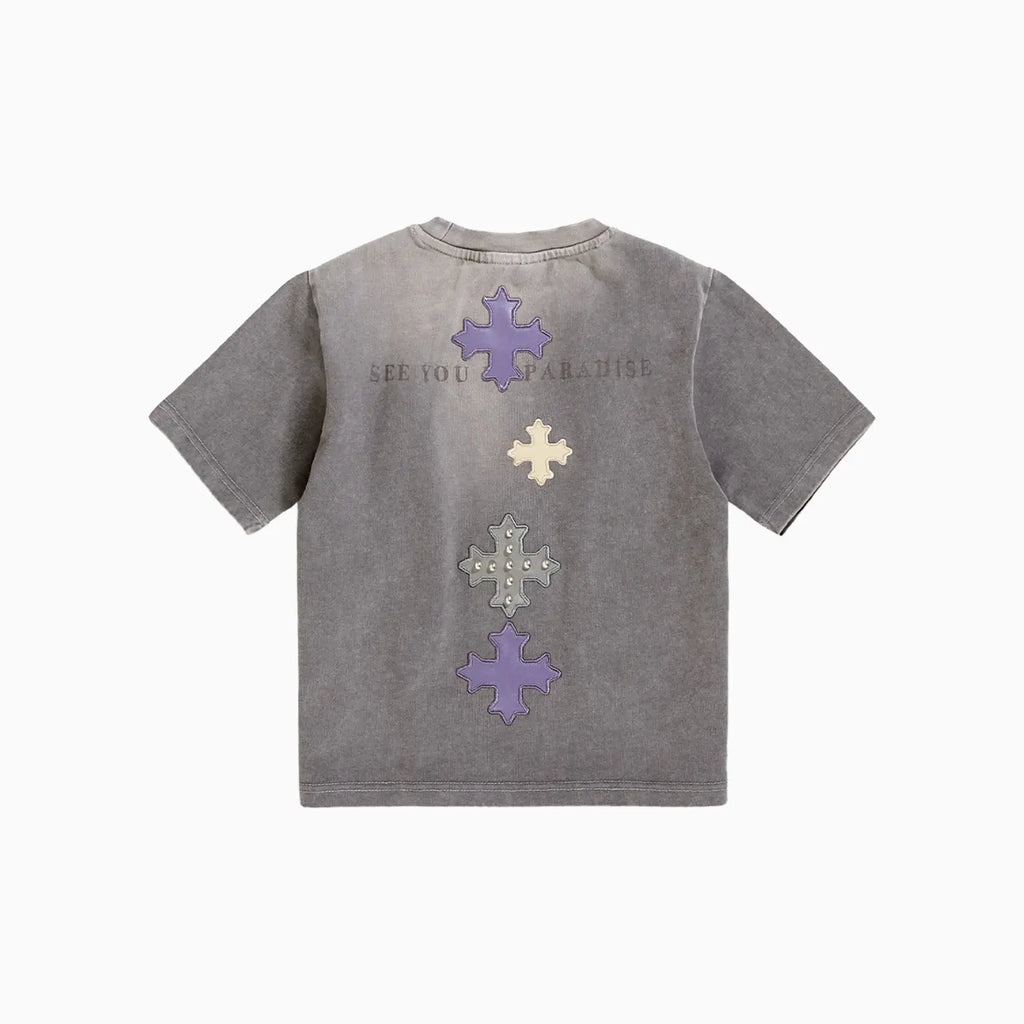 Kid's Utopia T-Shirt and Reckoning Stacked Denim Pant Outfit