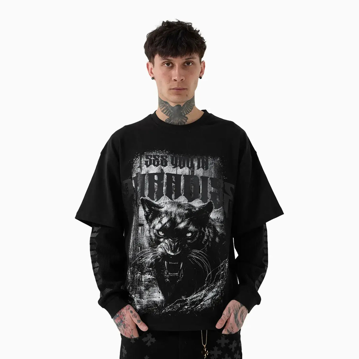 Camiseta térmica gofrada Blood Sport para hombre