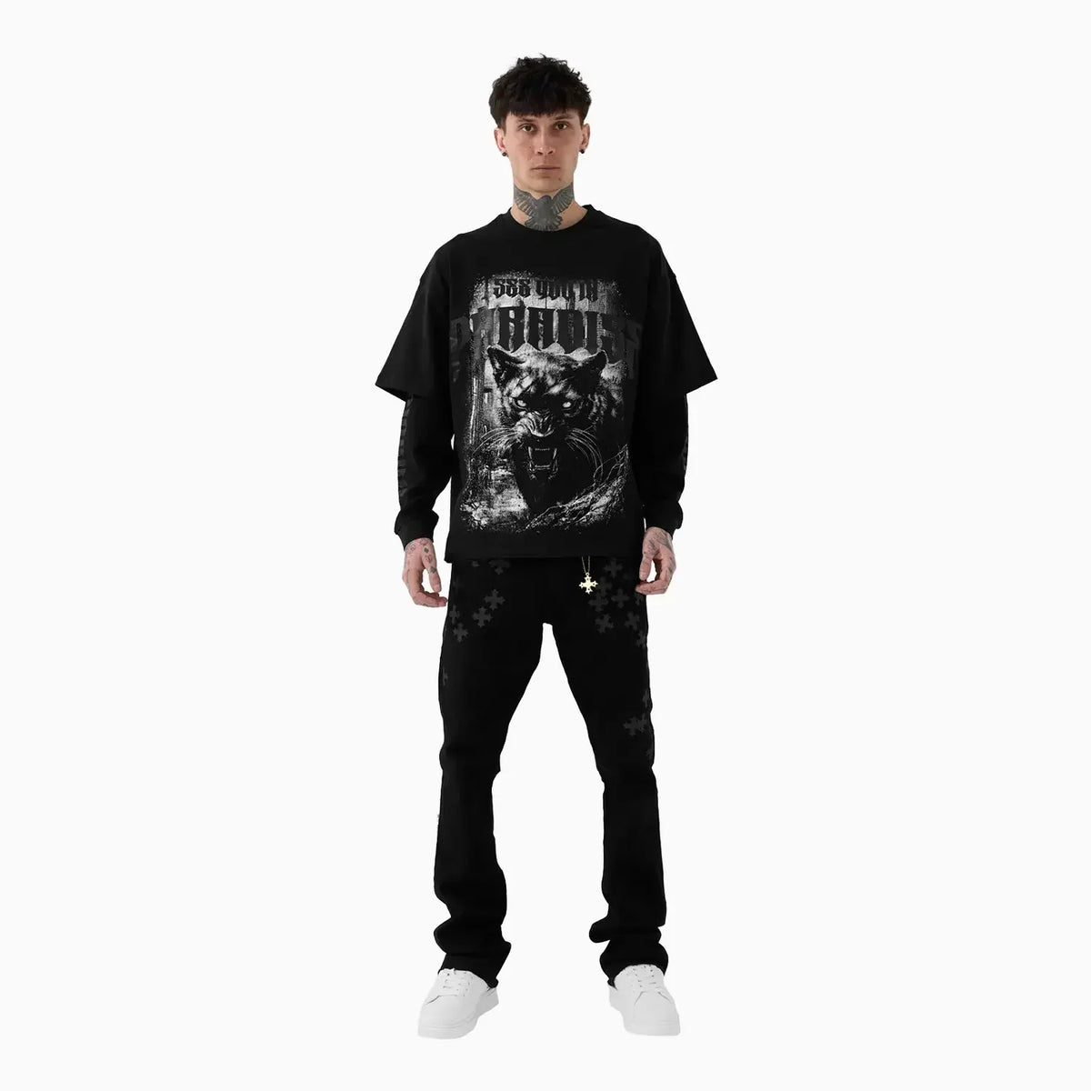 Camiseta térmica gofrada Blood Sport para hombre