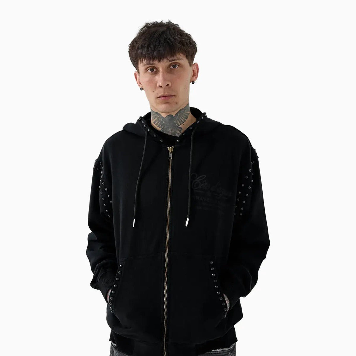 Sudadera con capucha y cremallera Icon para hombre