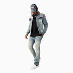Chaqueta trucker de hombre del distribuidor local
