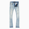 Pantalon en jean empilé Martin pour homme