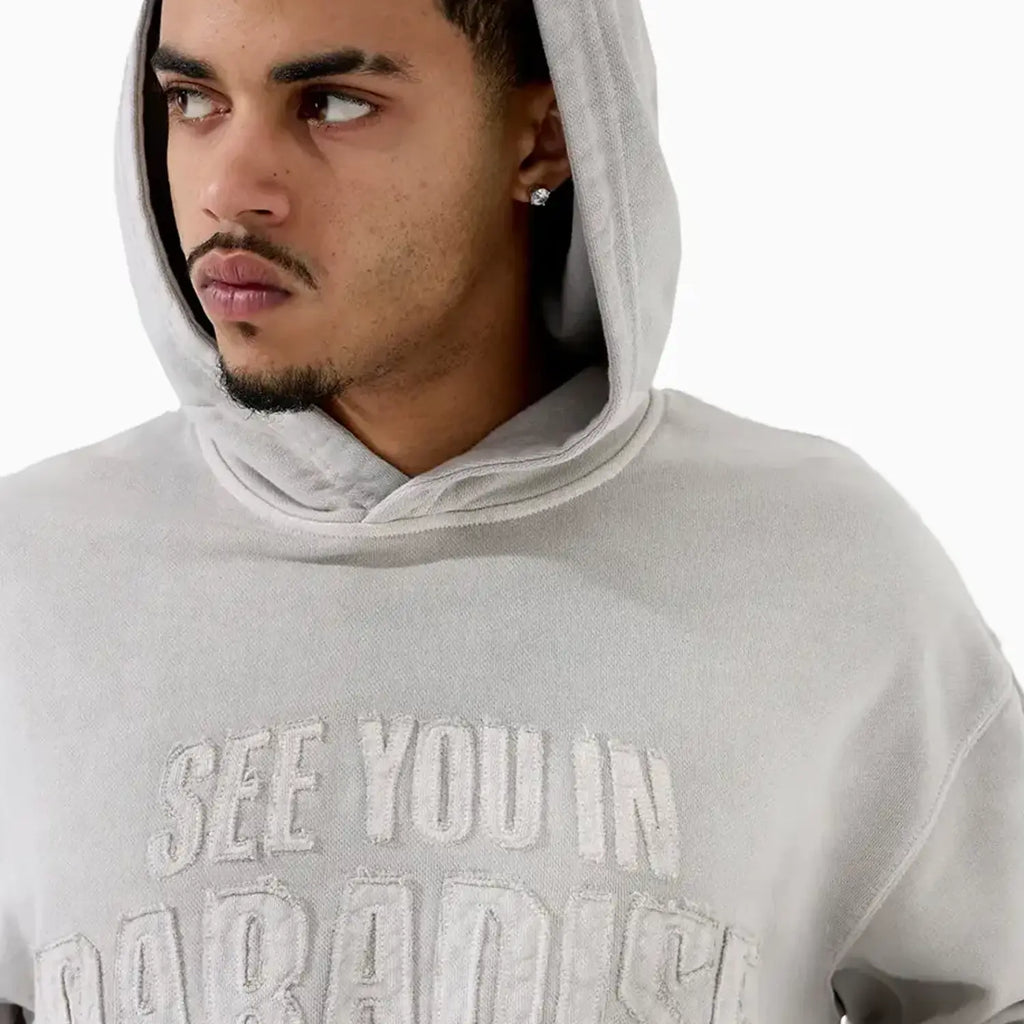 Men's Oasis Washed Pull Over Hoodie - Famous | Online Store