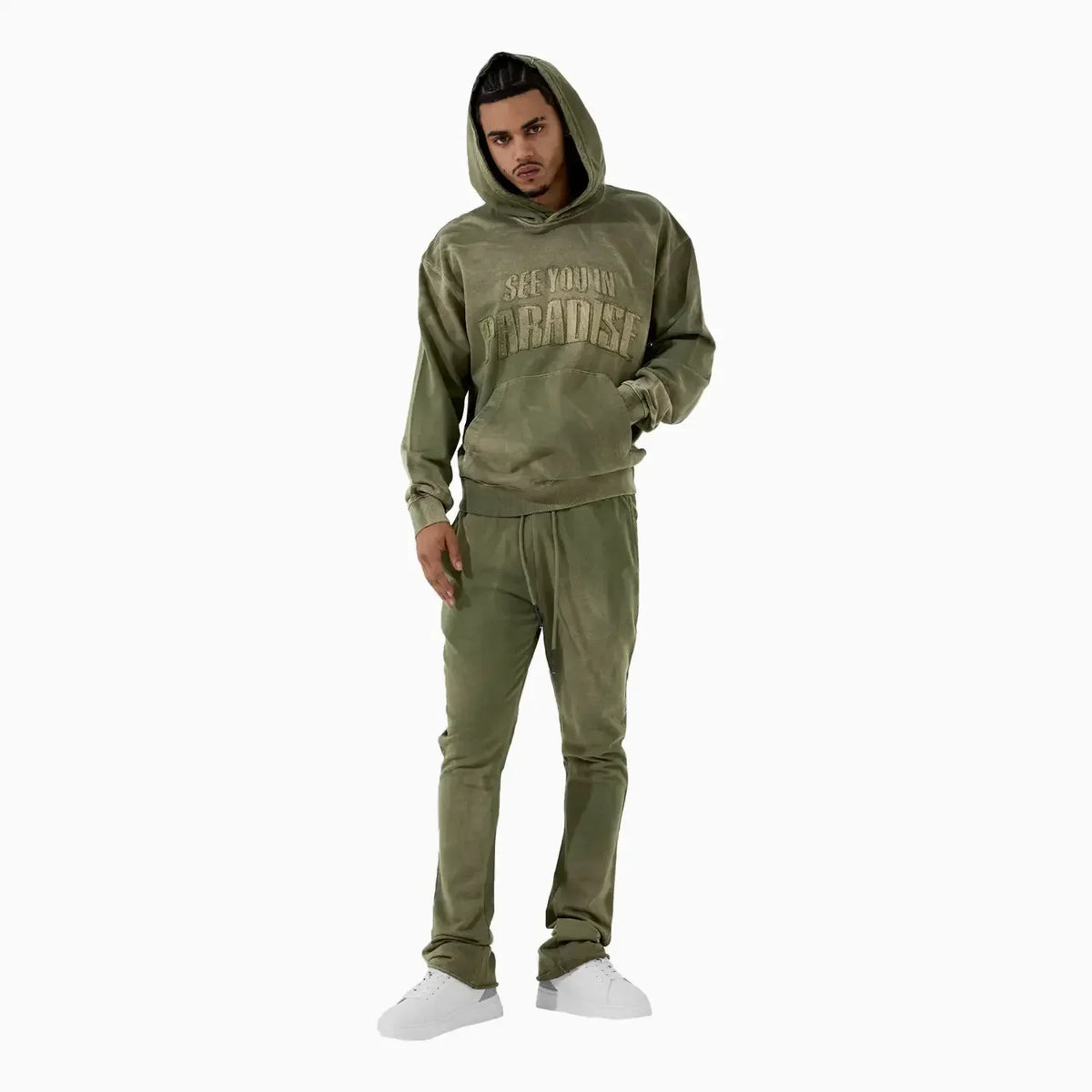 Men's Oasis Washed Pull Over Hoodie