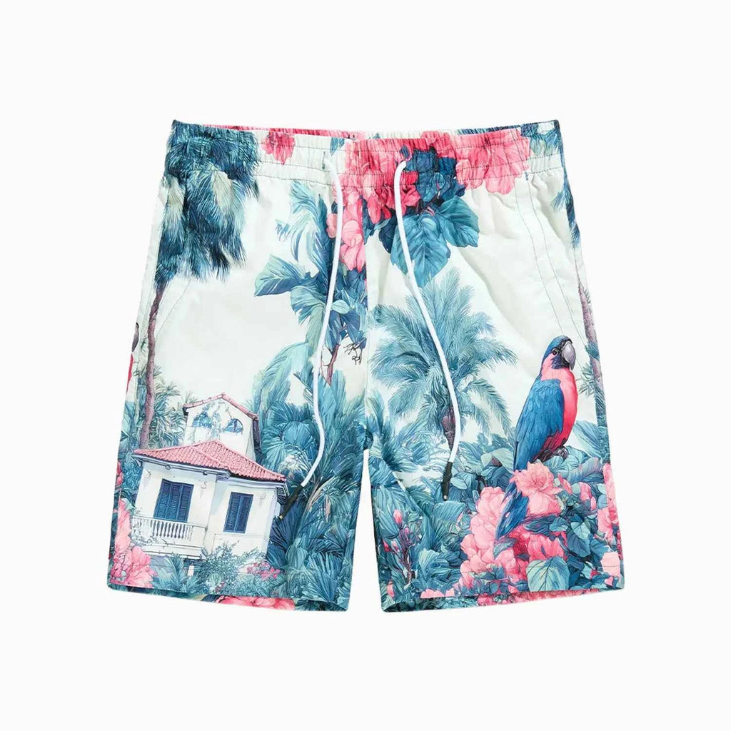 Men's Paradise Palms T-Shirt and Shorts Outfit