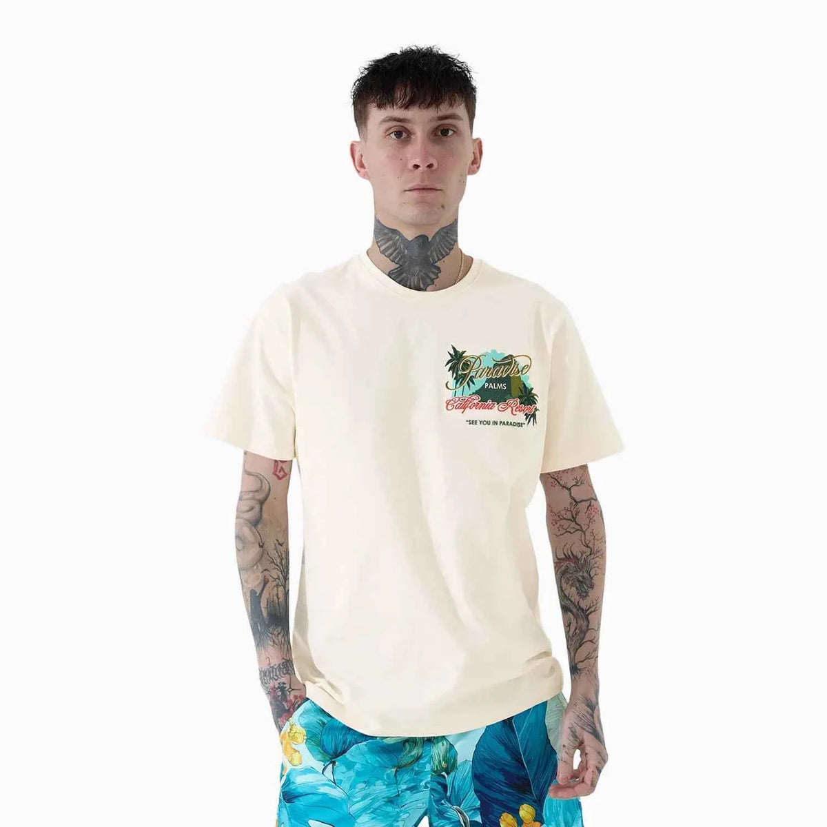 Men's Paradise Palms T-Shirt and Shorts Outfit