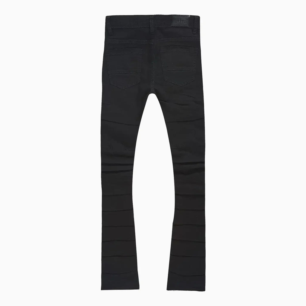 Jean déchiré à plis latéraux pour homme