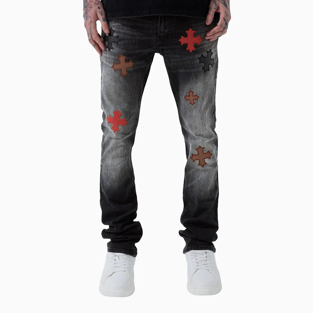 Pantalon en denim superposé Reckoning pour homme