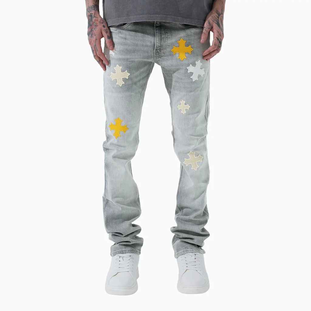 Pantalon en denim superposé Reckoning pour homme