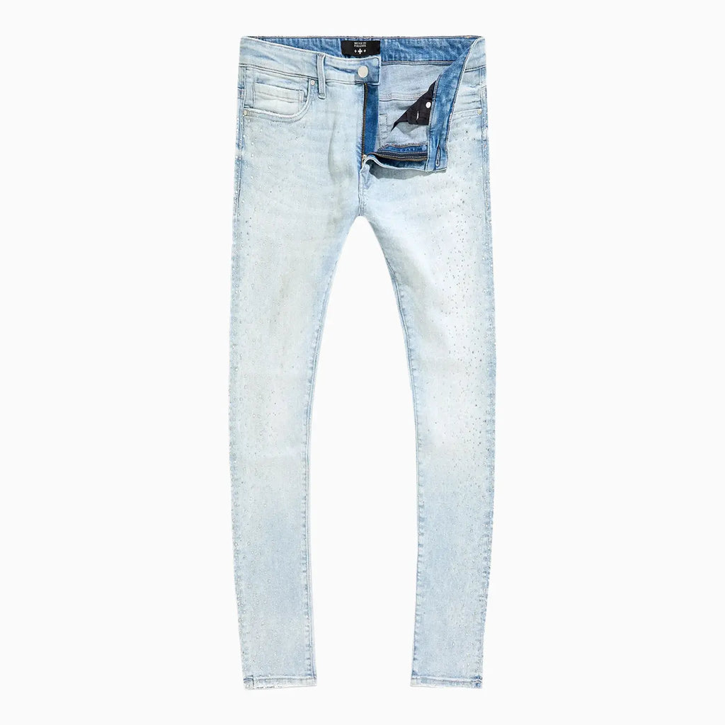 Pantalones de mezclilla ajustados ultraligeros para hombre