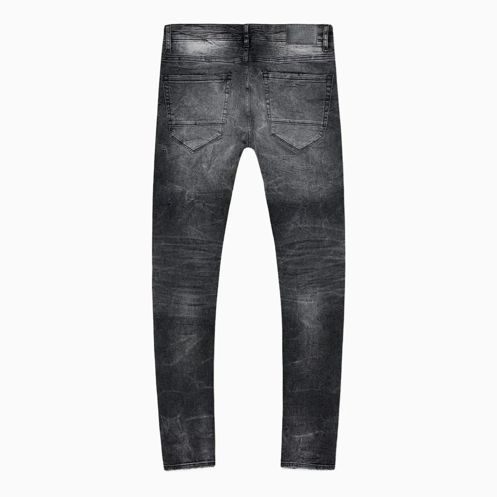 Pantalon en jean pur coton Alexander coupe ajustée fuselée pour homme