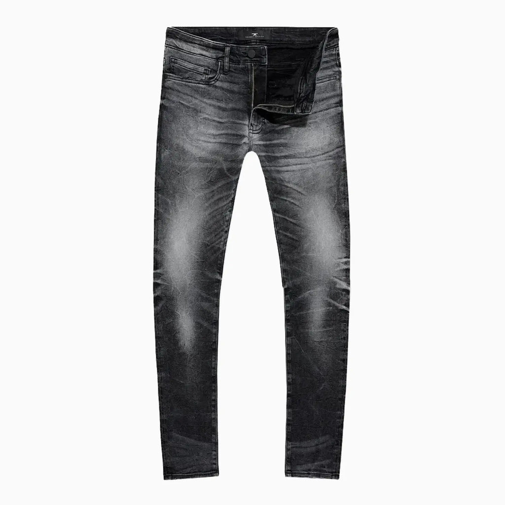 Pantalon en jean pur coton Alexander coupe ajustée fuselée pour homme